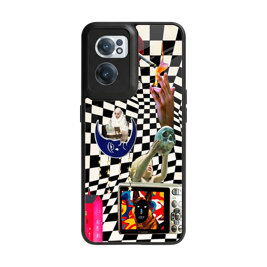 Dark Trip back phone cover | glass case for oneplus nord ce 2