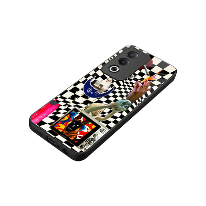 Dark Trip stylish phone case for oppo a3 pro | glossy glass and slim fit