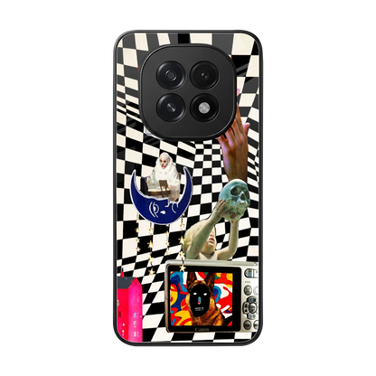 Dark Trip back phone cover | glass case for oppo f29 5g