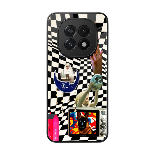 Dark Trip back phone cover | glass case for oppo f29 5g