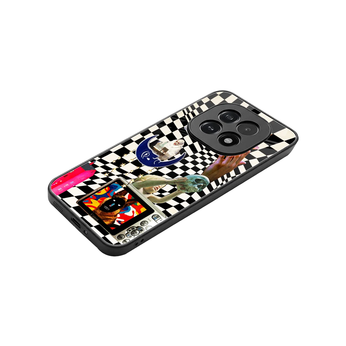 Dark Trip stylish phone case for oppo f29 5g | glossy glass and slim fit