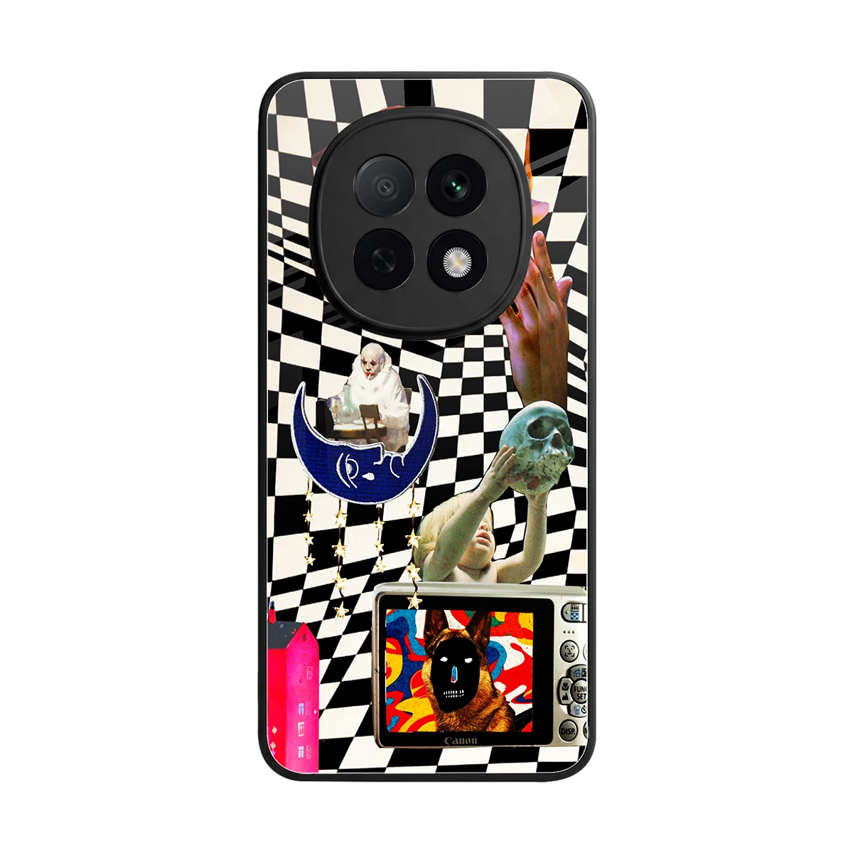 Dark Trip back phone cover | glass case for oppo f29 pro 5g
