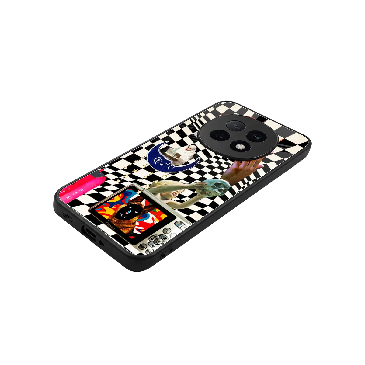 Dark Trip stylish phone case for oppo f29 pro 5g | glossy glass and slim fit