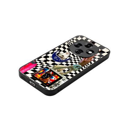 Dark Trip stylish phone case for oppo f31 pro 5g | glossy glass and slim fit