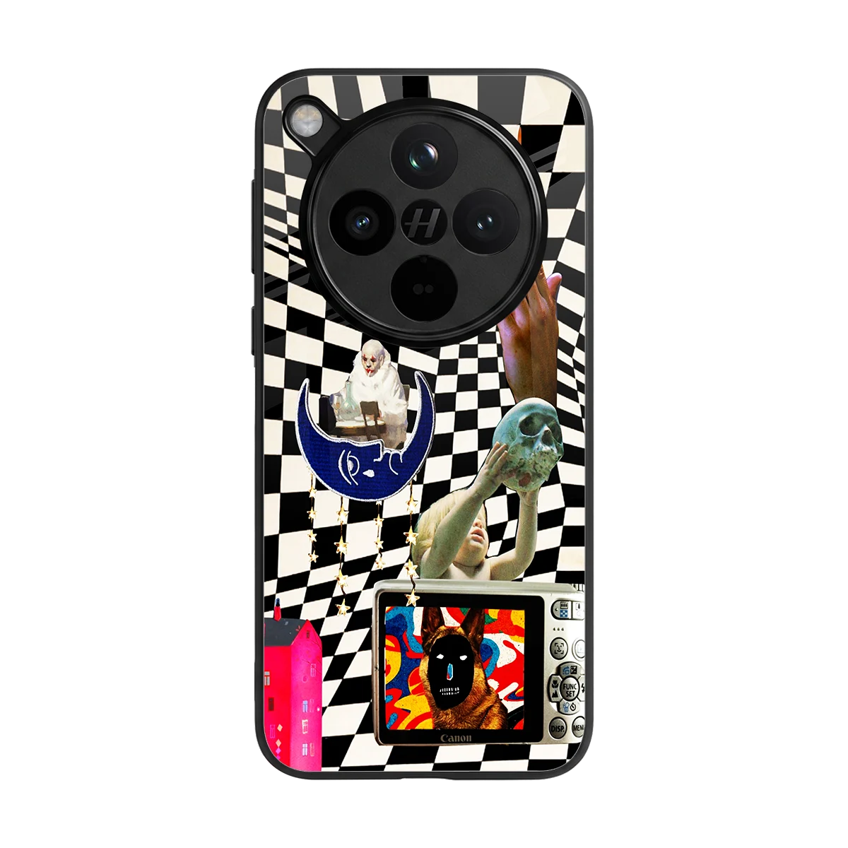Dark Trip back phone cover | glass case for oppo find x8