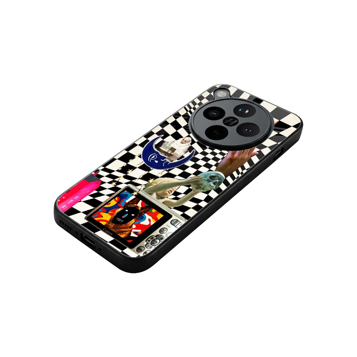 Dark Trip stylish phone case for oppo find x8 | glossy glass and slim fit