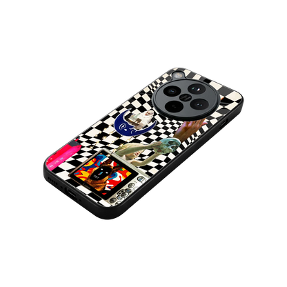 Dark Trip stylish phone case for oppo find x8 | glossy glass and slim fit