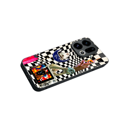 Dark Trip stylish phone case for oppo find x9 | glossy glass and slim fit
