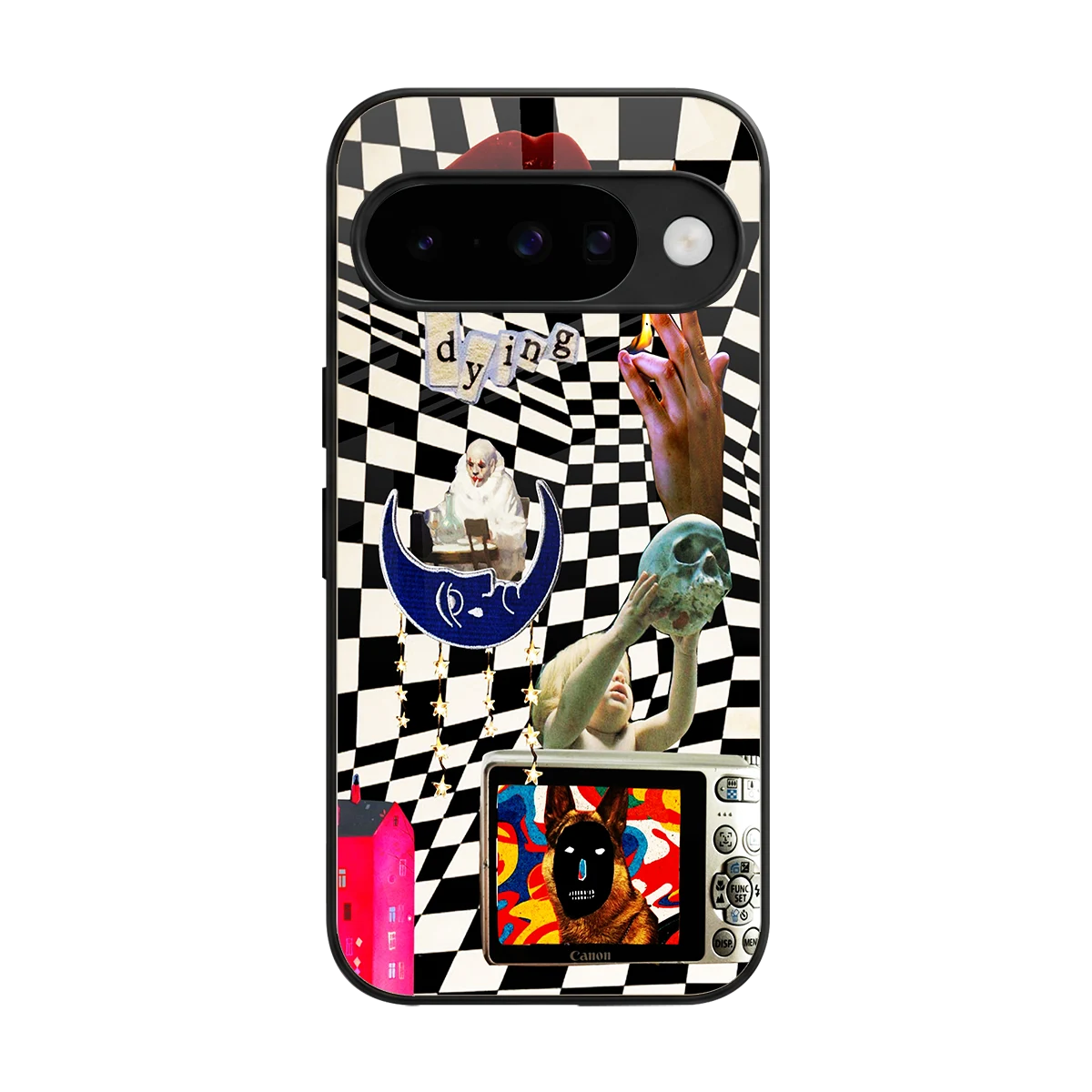 Dark Trip back phone cover | glass case for google pixel 10