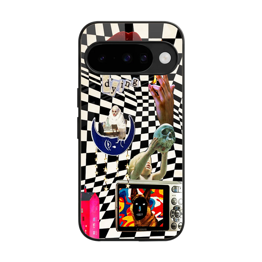 Dark Trip back phone cover | glass case for google pixel 10