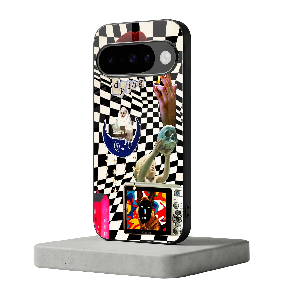 Dark Trip google pixel 10 mobile cover | shockproof glass phone case