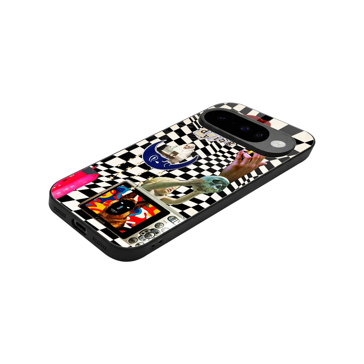 Dark Trip stylish phone case for google pixel 10 | glossy glass and slim fit