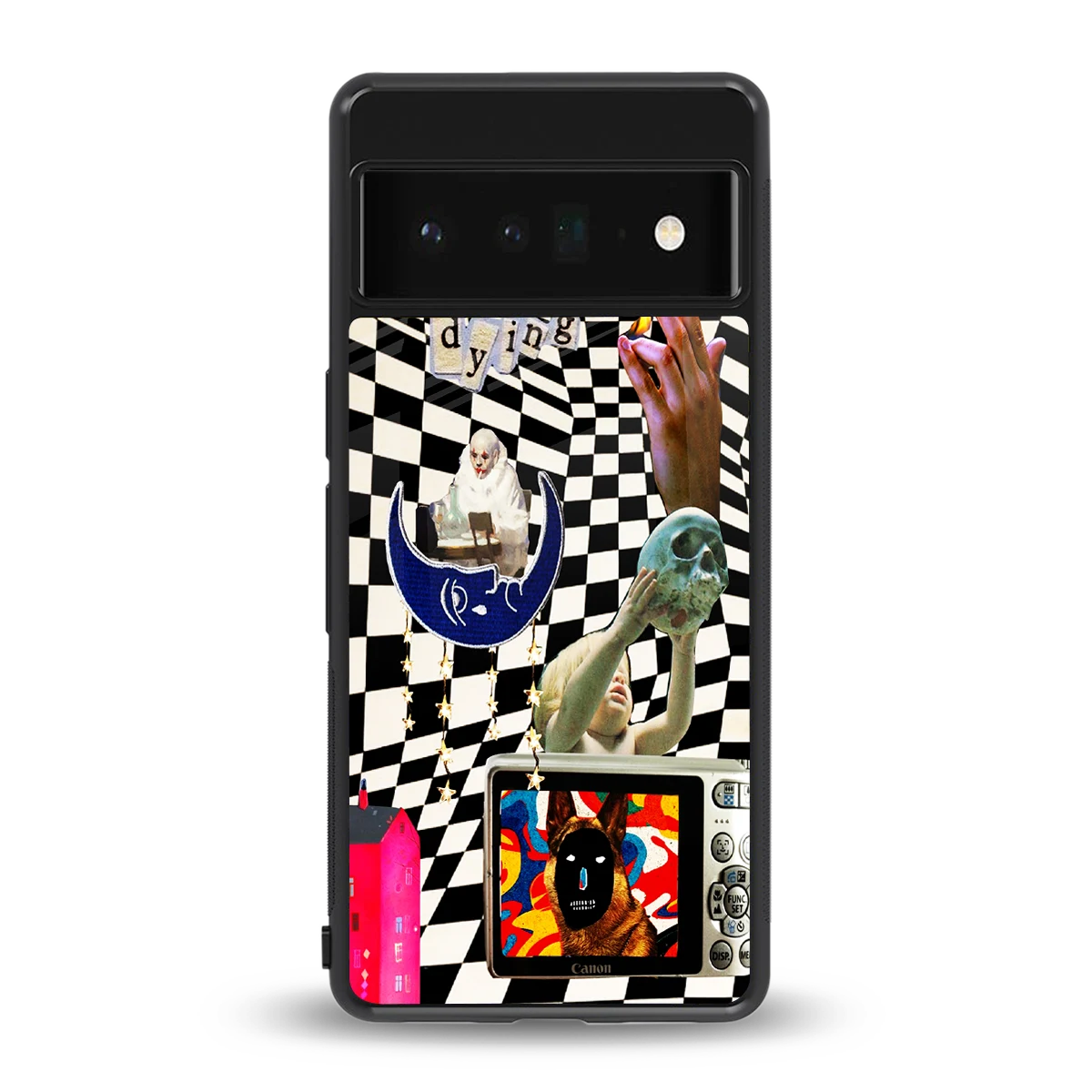Dark Trip back phone cover | glass case for google pixel 6 pro