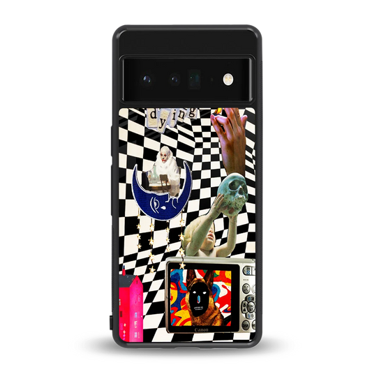 Dark Trip back phone cover | glass case for google pixel 6 pro