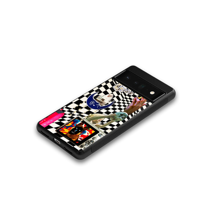 Dark Trip google pixel 6 pro mobile cover | shockproof glass phone case