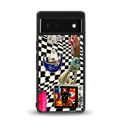 Dark Trip back phone cover | glass case for google pixel 6a