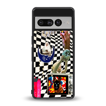 Dark Trip back phone cover | glass case for google pixel 7 pro