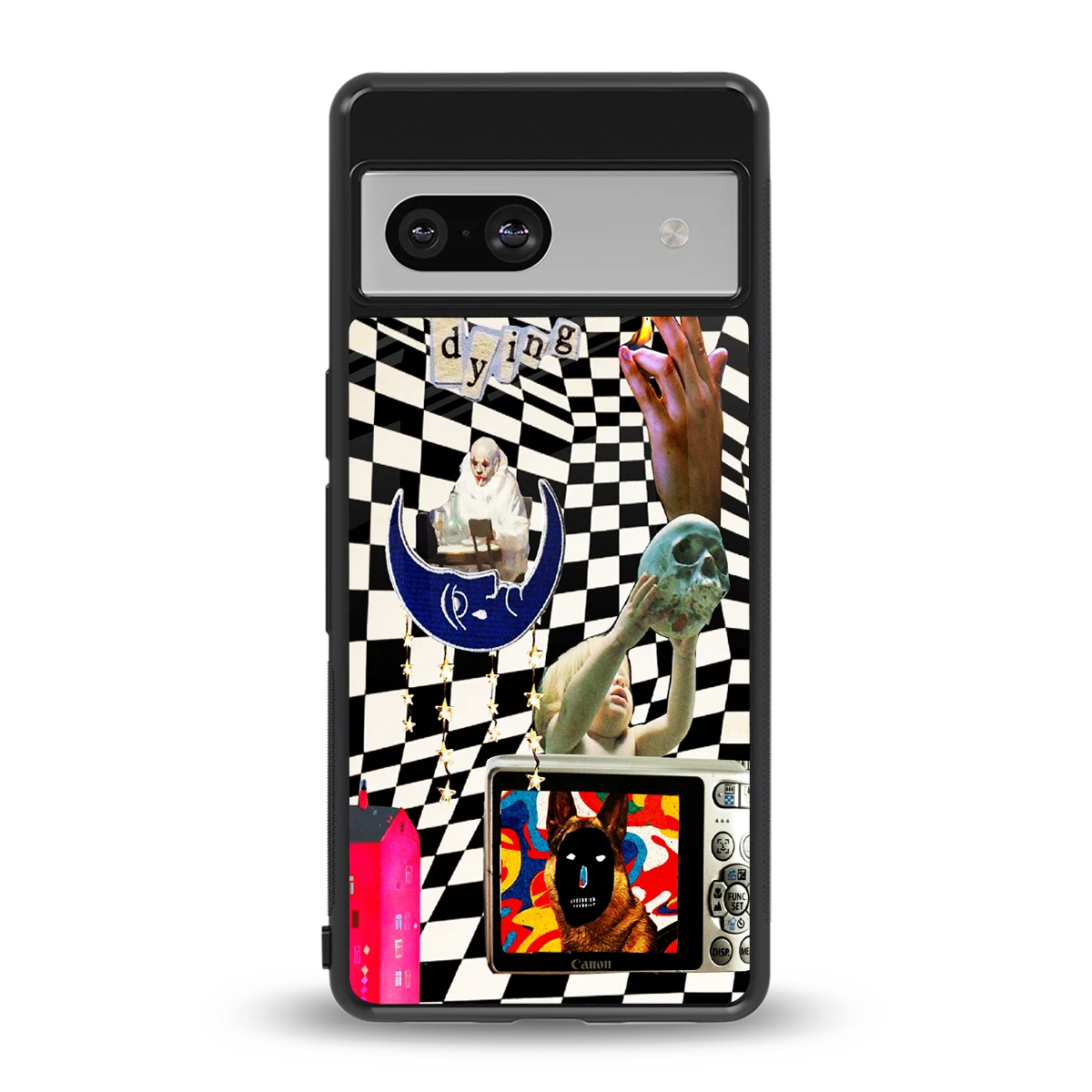 Dark Trip back phone cover | glass case for google pixel 7