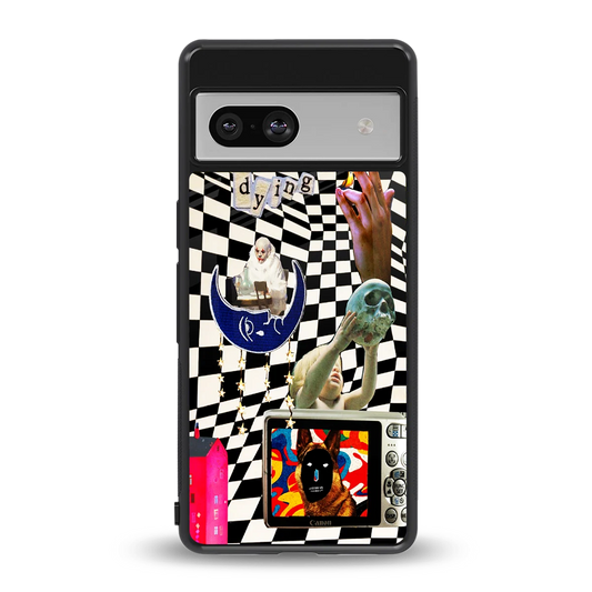Dark Trip back phone cover | glass case for google pixel 7