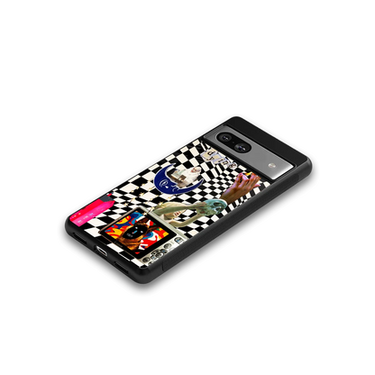 Dark Trip google pixel 7a mobile cover | shockproof glass phone case