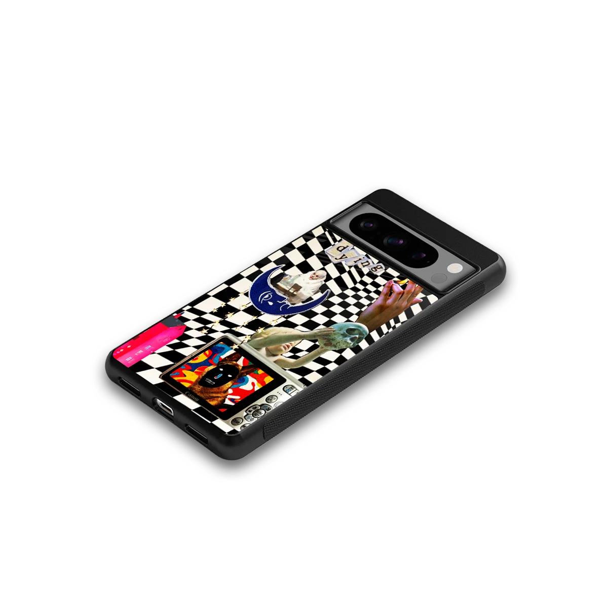 Dark Trip google pixel 8 pro mobile cover | shockproof glass phone case