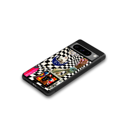 Dark Trip google pixel 8 pro mobile cover | shockproof glass phone case