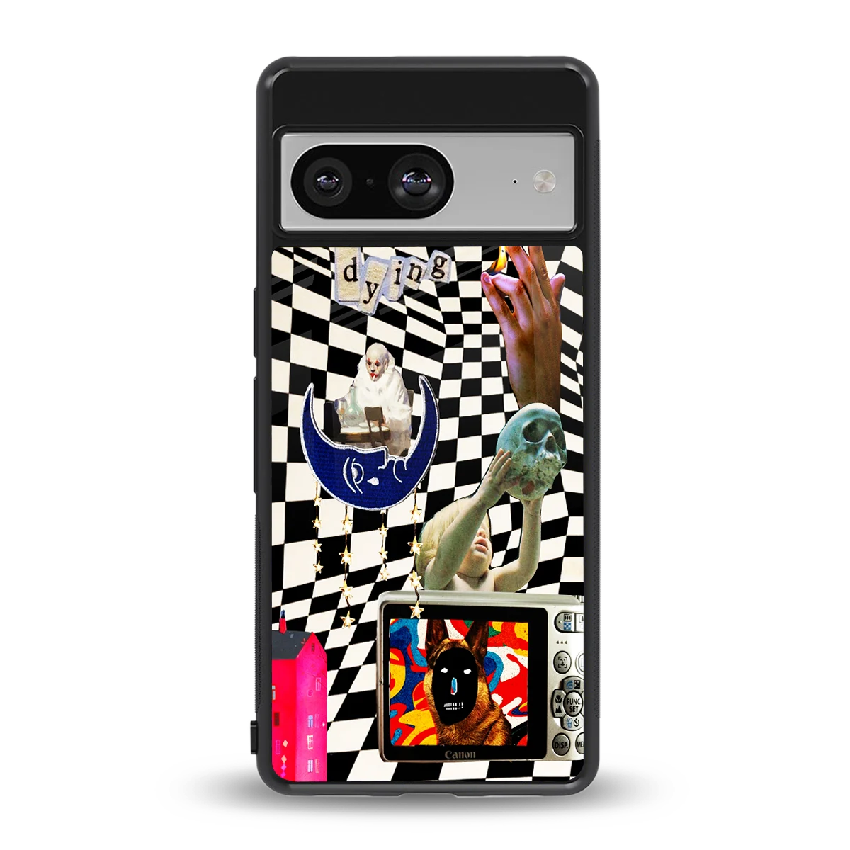 Dark Trip back phone cover | glass case for google pixel 8