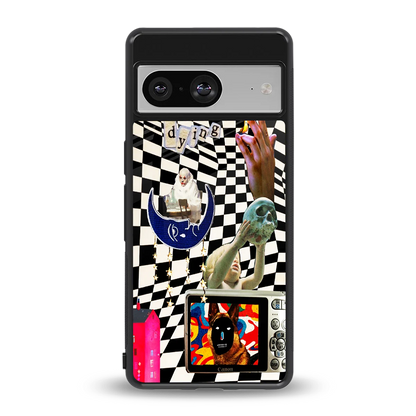 Dark Trip back phone cover | glass case for google pixel 8