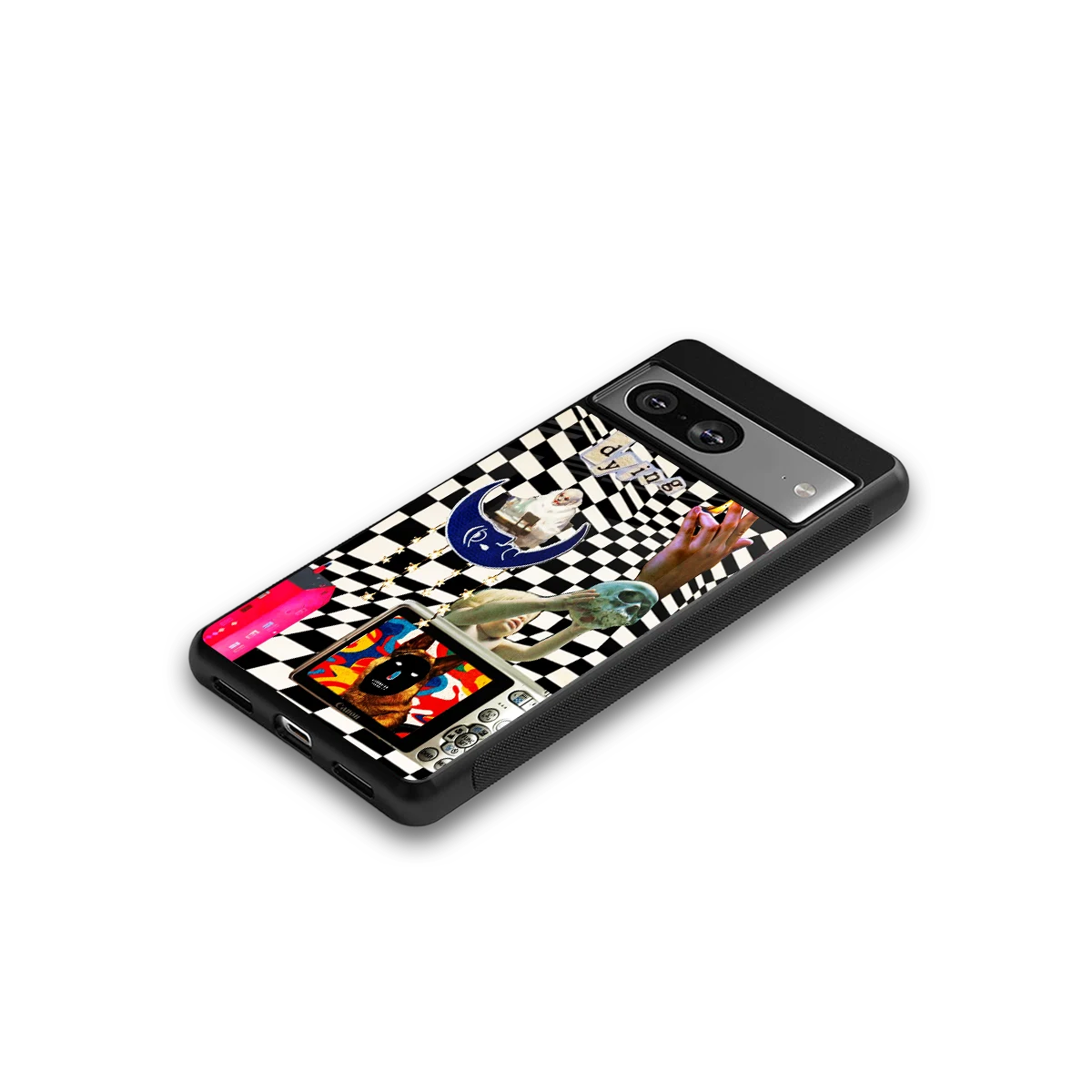 Dark Trip google pixel 8 mobile cover | shockproof glass phone case