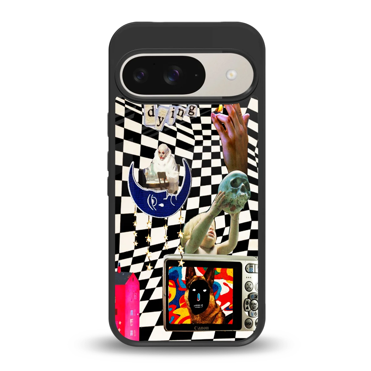 Dark Trip back phone cover | glass case for google pixel 9