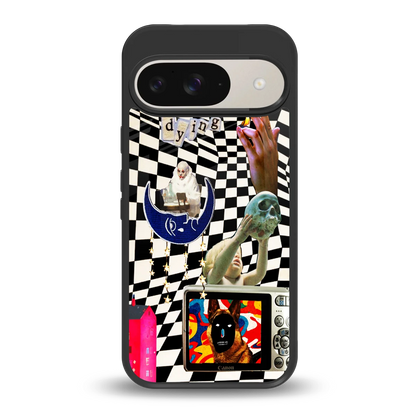 Dark Trip back phone cover | glass case for google pixel 9