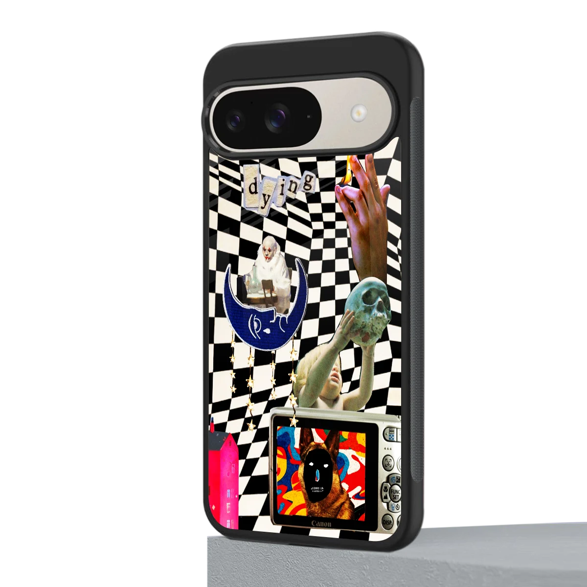 Dark Trip google pixel 9 mobile cover | shockproof glass phone case