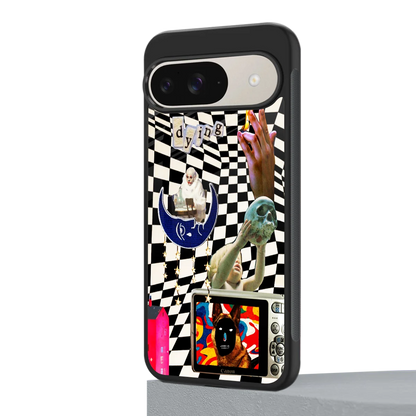 Dark Trip google pixel 9 mobile cover | shockproof glass phone case