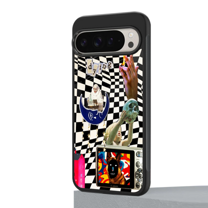 Dark Trip google pixel 9 pro xl mobile cover | shockproof glass phone case