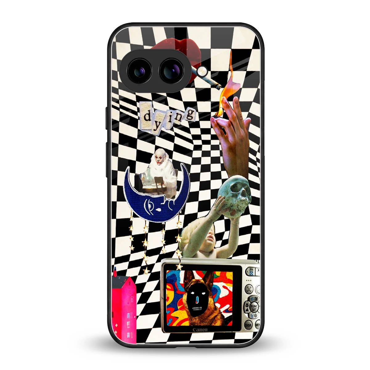 Dark Trip back phone cover | glass case for google pixel 10a