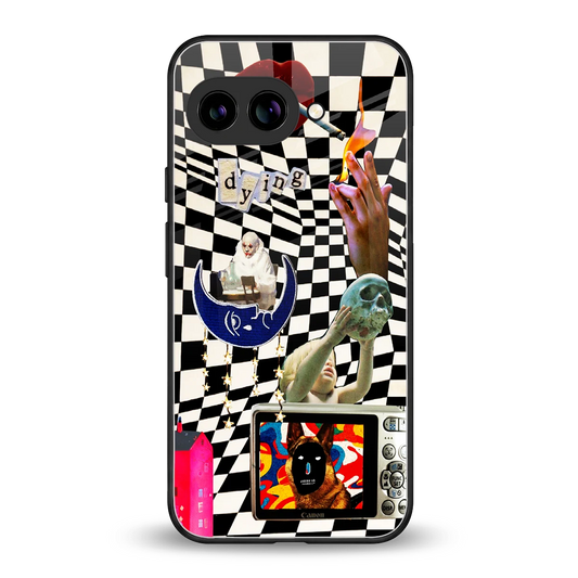 Dark Trip back phone cover | glass case for google pixel 10a