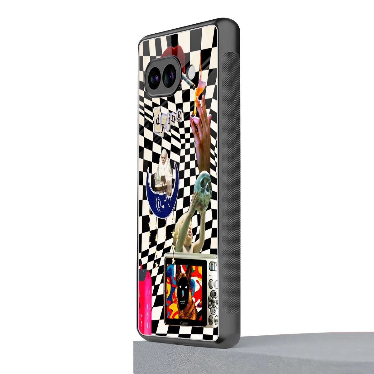 Dark Trip google pixel 10a mobile cover | shockproof glass phone case