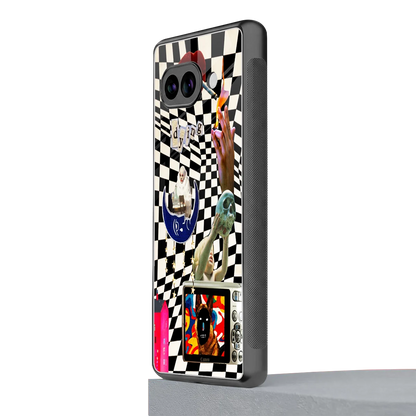 Dark Trip google pixel 10a mobile cover | shockproof glass phone case