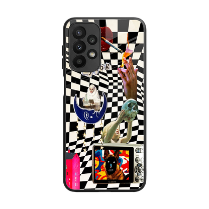 Dark Trip back phone cover | glass case for samsung galaxy a23