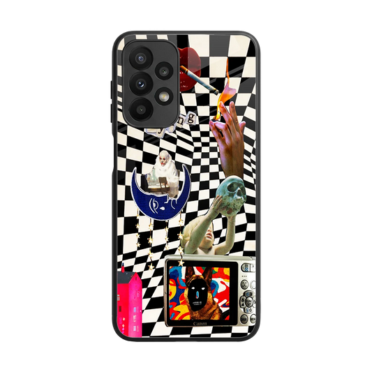Dark Trip back phone cover | glass case for samsung galaxy a23