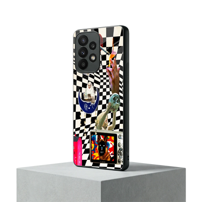 Dark Trip samsung galaxy a23 mobile cover | shockproof glass phone case