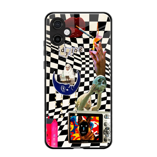 Dark Trip back phone cover | glass case for samsung galaxy a06 5g