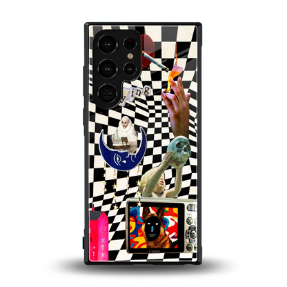 Dark Trip back phone cover | glass case for samsung galaxy s24 ultra