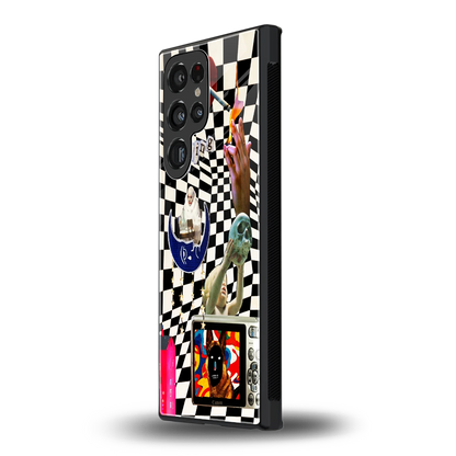 Dark Trip samsung galaxy s24 ultra mobile cover | shockproof glass phone case