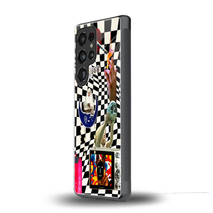 Dark Trip samsung galaxy s25 ultra mobile cover | shockproof glass phone case