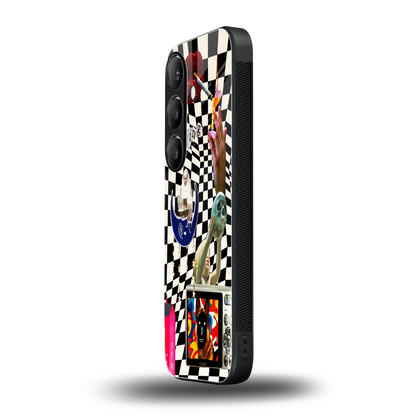 Dark Trip samsung galaxy s24 mobile cover | shockproof glass phone case