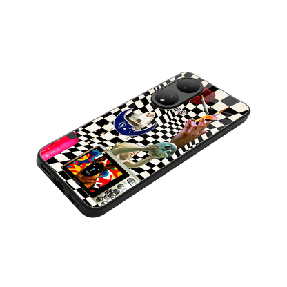 Dark Trip stylish phone case for Vivo-y100 | glossy glass and slim fit
