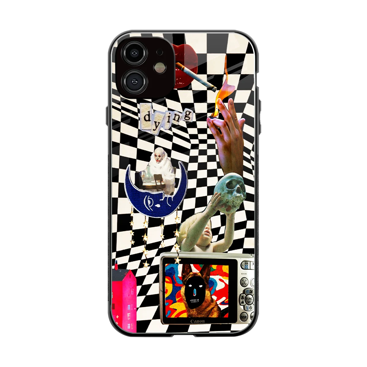 Dark Trip back phone cover | glass case for iphone 11