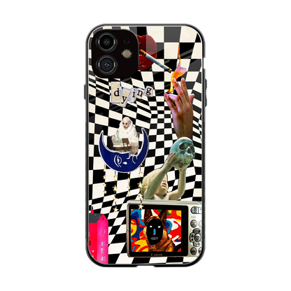 Dark Trip back phone cover | glass case for iphone 11