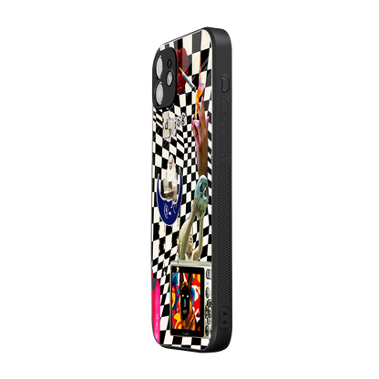 Dark Trip iphone 12 mobile cover | shockproof glass phone case